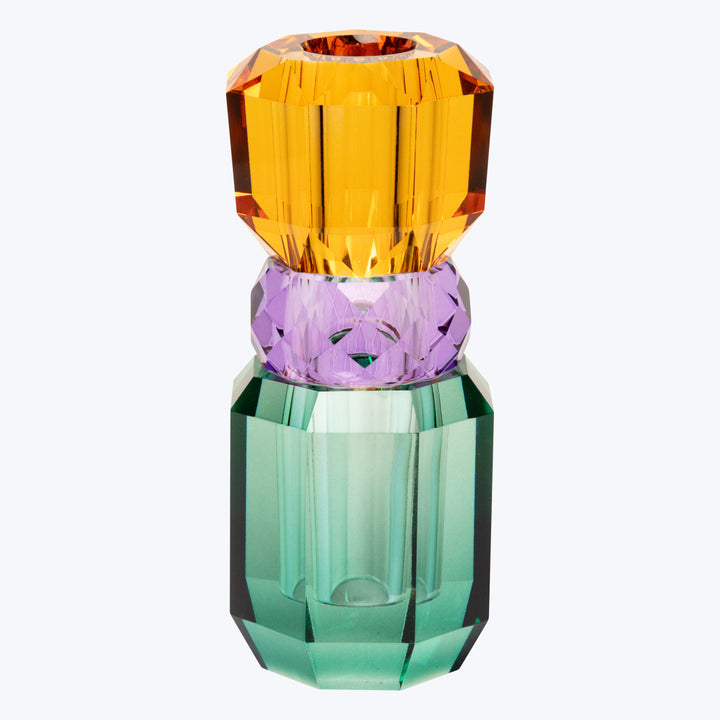 Three-Tone Crystal Vase