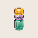 Three-Tone Bubble Crystal Vase