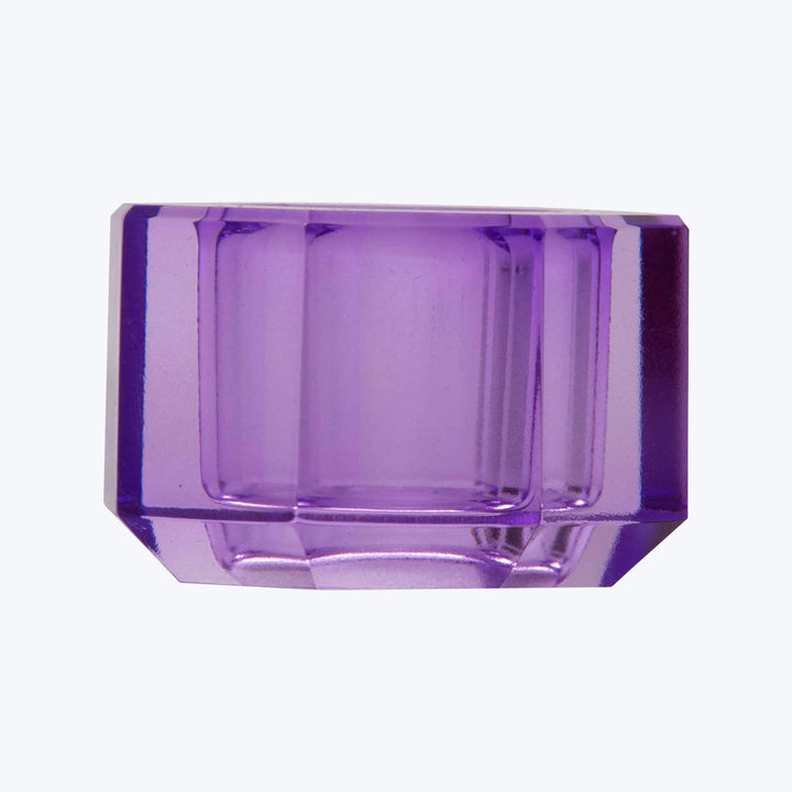 Aura Crystal Candle Holder violet