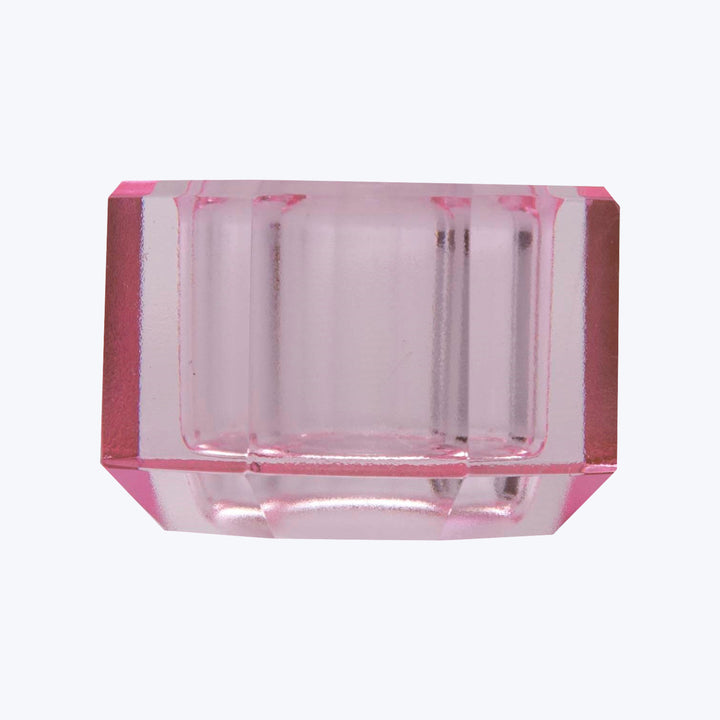 Aura Crystal Candle Holder light pink