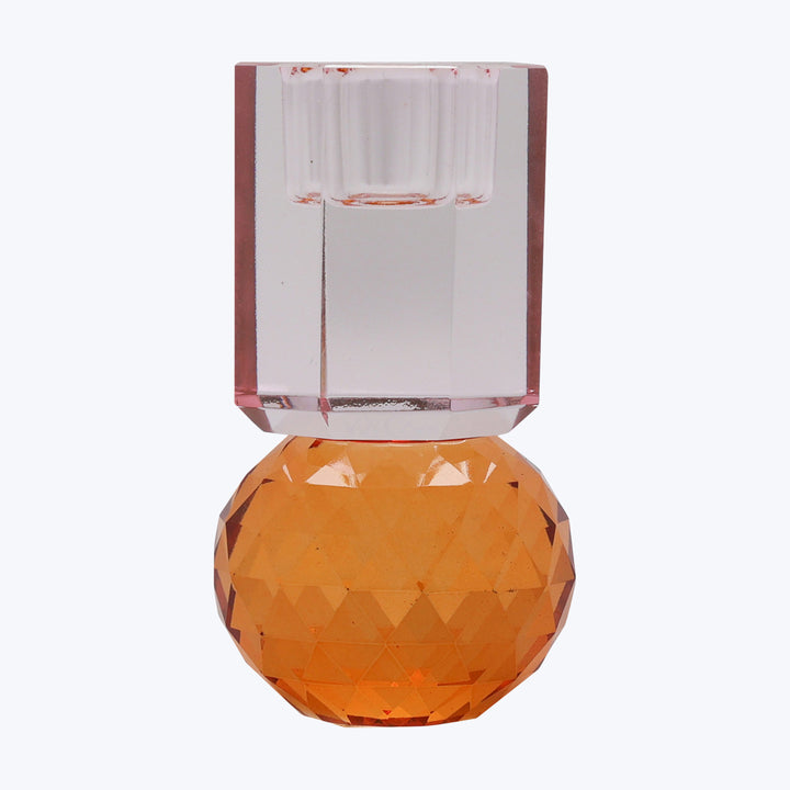 Disco Ornamental Crystal Candle Holder