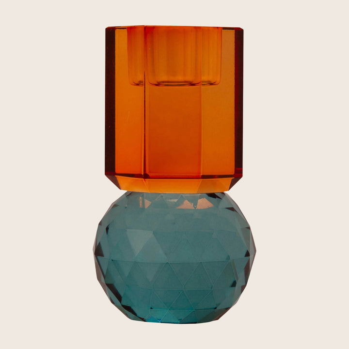 Disco Ornamental Crystal Candle Holder