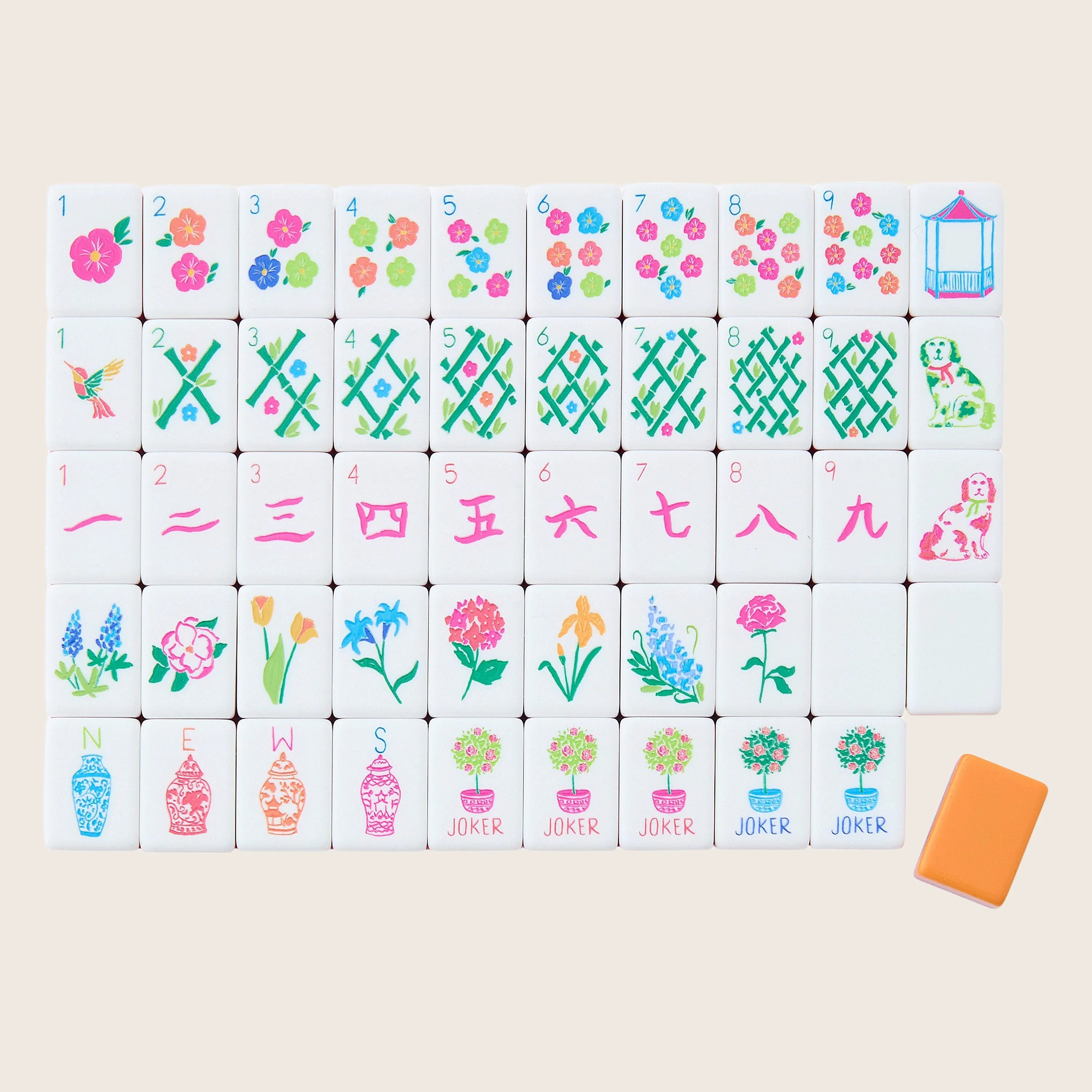 Sunset Mahjong Tiles – abc carpet & home