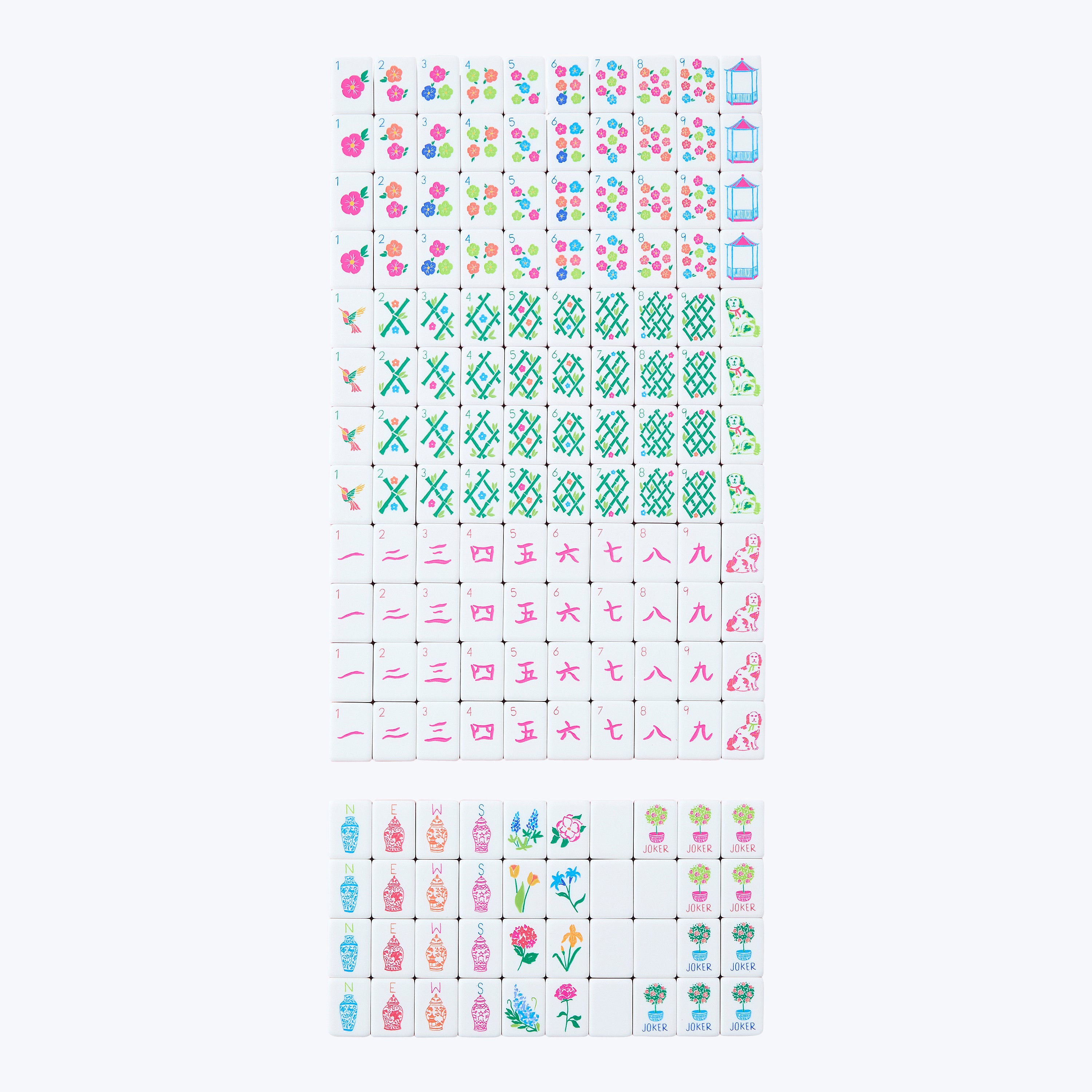 Sunset Mahjong Tiles – abc carpet & home