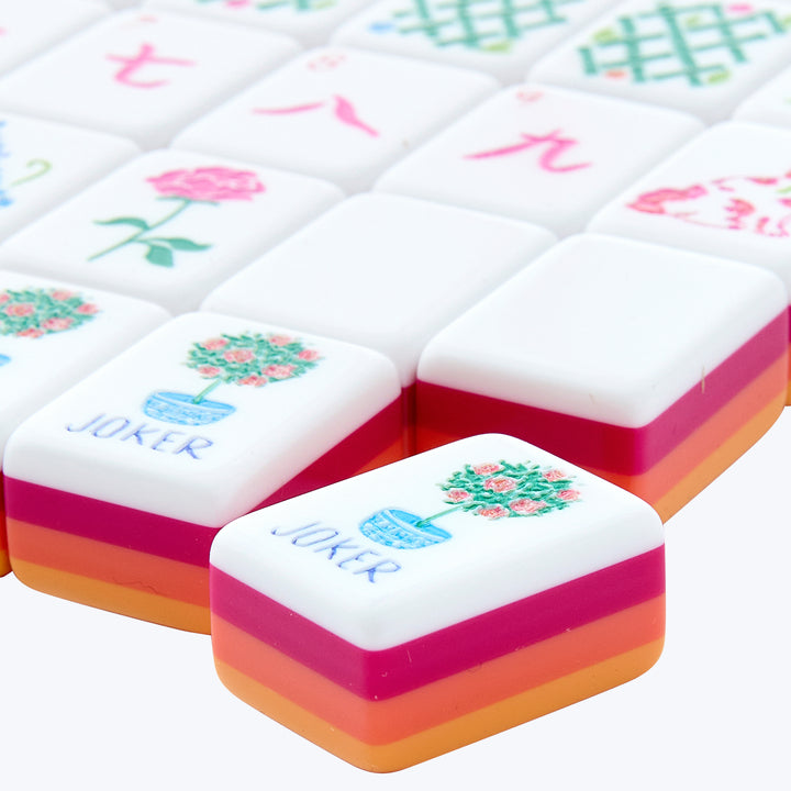 Sunset Mahjong Tiles
