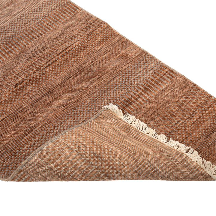 Transitional Indo Savannah Wool Runner - 2'7" x 18'1"