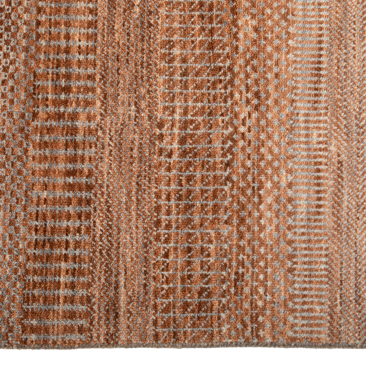 Transitional Indo Savannah Wool Runner - 2'7" x 18'1"