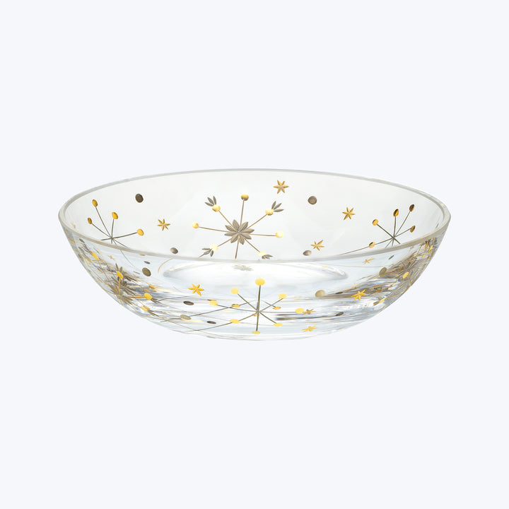 Fireworks Gilded Trinket Bowl II