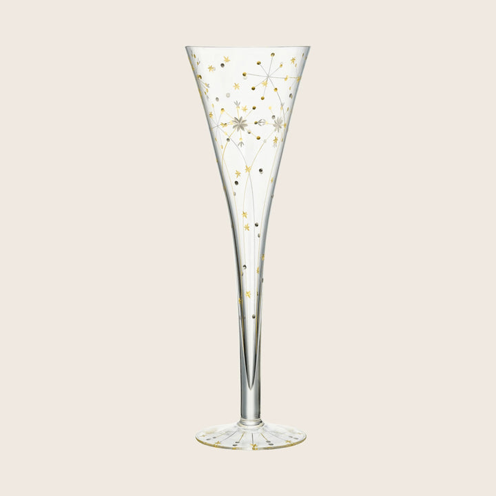 Fireworks Gilded Champagne Flute