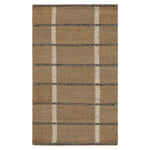 Brown Flatweave Swedish Inspired Wool Rug - 3' x 5'