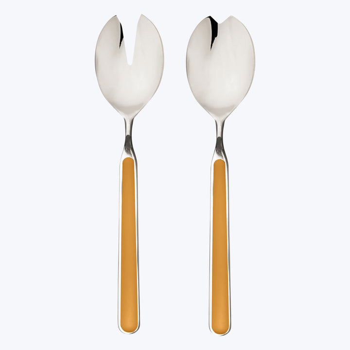 Fantasia Salad Serving Set Mustard