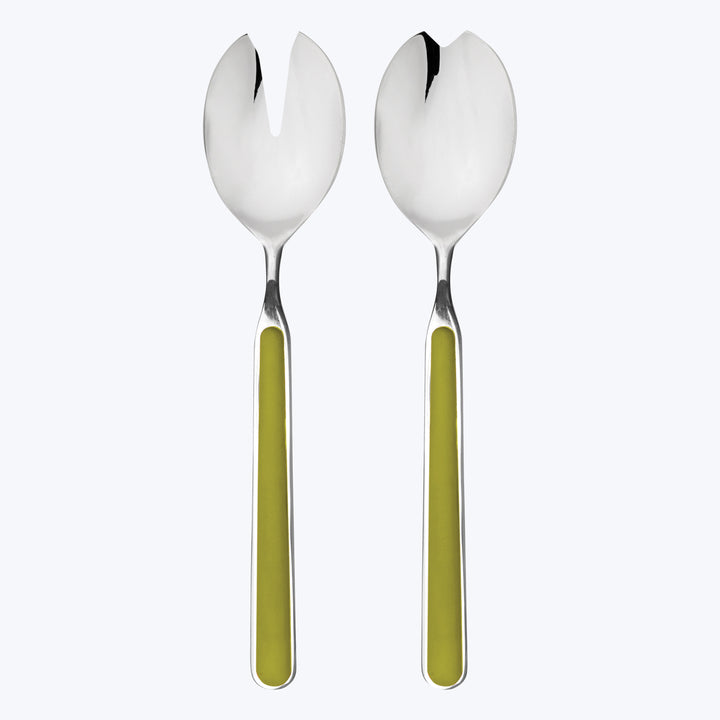 Fantasia Salad Serving Set Olive Green