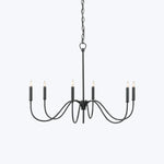 Tirrell Small Black Chandelier