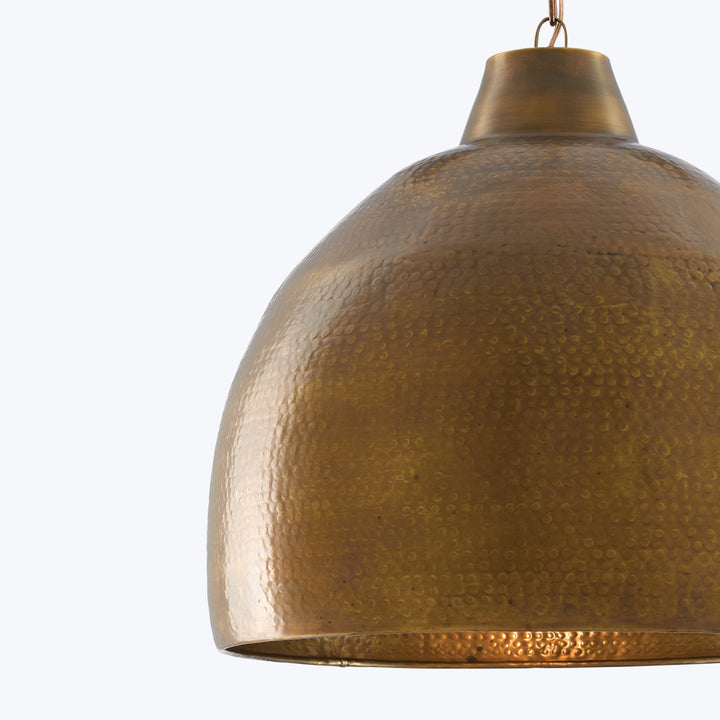 Earthshine Large Brass Pendant