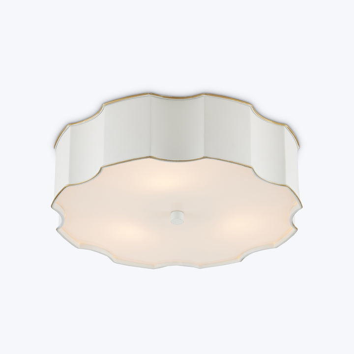 Wexford White Flush Mount