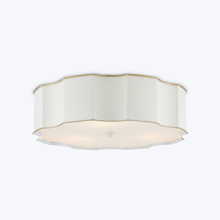 Wexford White Flush Mount