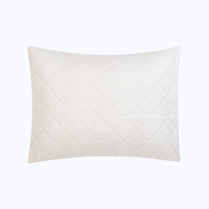 Jasper Cotton Sateen Quilted Sham Dune / Standard
