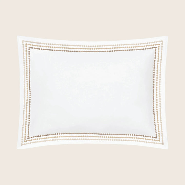 Amara Triple Pearl Sateen Sham Beach / Boudoir