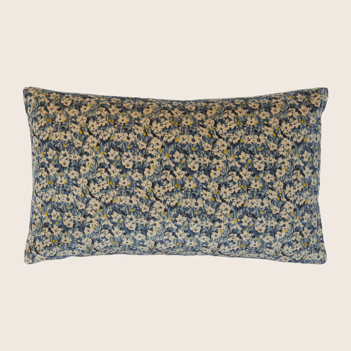 All You Need Is Love Lumbar Pillow, Blue