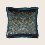 Strawberry Thief Fringe Pillow