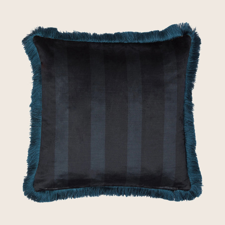 Strawberry Thief Fringe Pillow