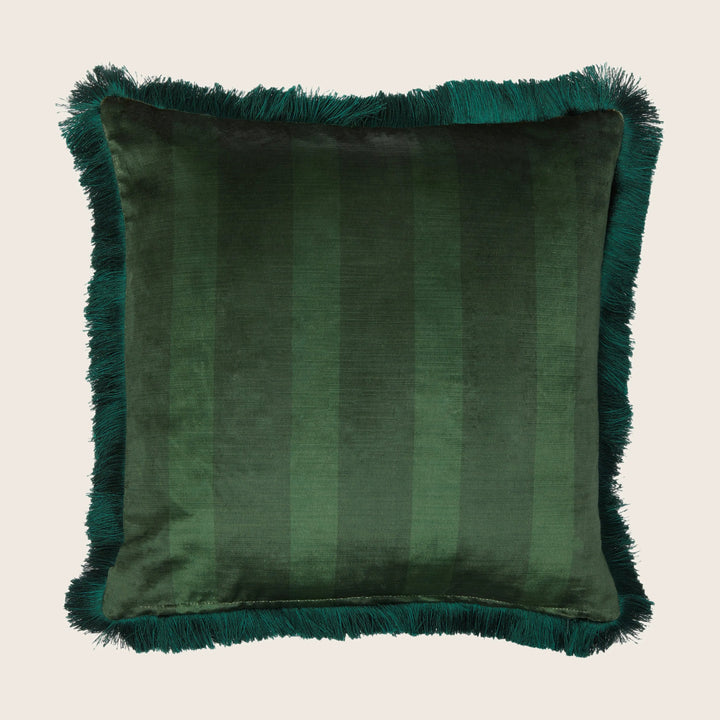 Strawberry Thief Fringe Pillow