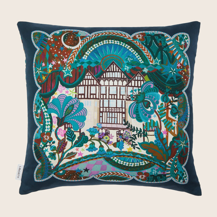 The Liberty Stage Pillow, Teal