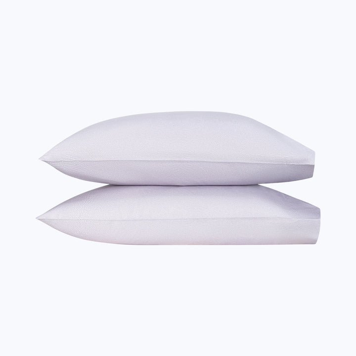 Jasper Cotton Sateen Pillowcase Pair Violet / Stanard Pair