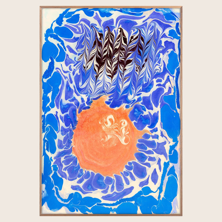 Apricot Moon 40" x 60" Unframed