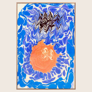Apricot Moon 24" x 32" Unframed
