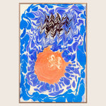 Apricot Moon 24" x 32" Unframed