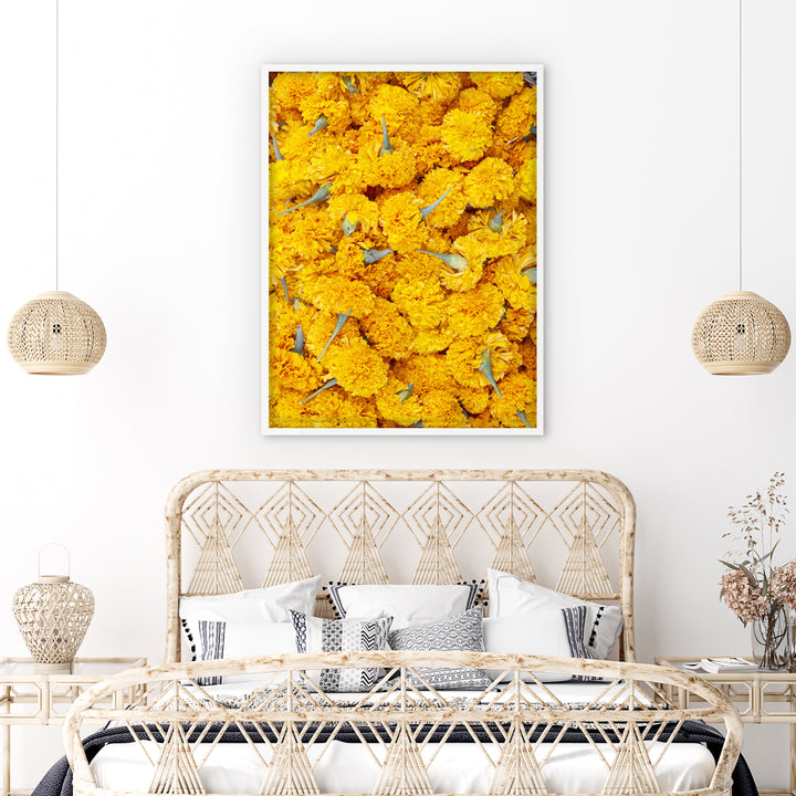 Ubud Marigolds 24" x 32" Unframed