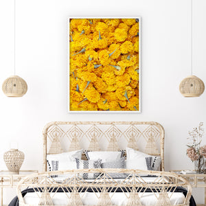 Ubud Marigolds 30" x 40" Unframed - hover