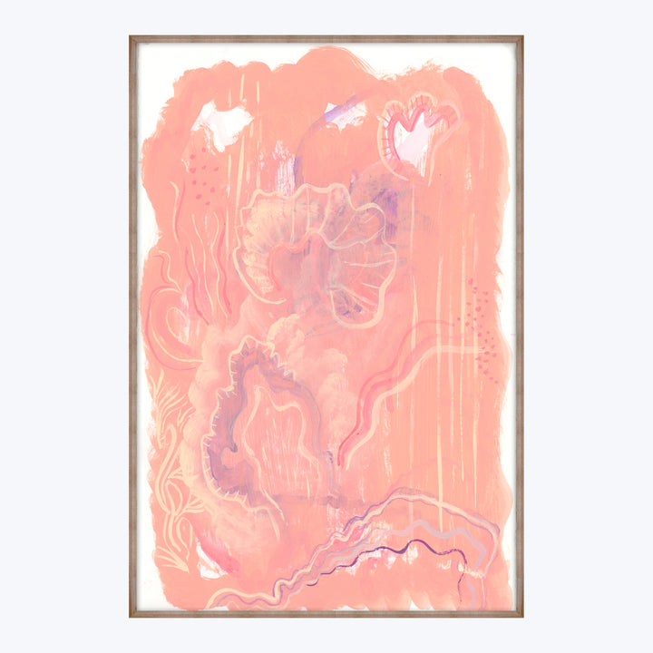 Coral 24" x 32" Unframed