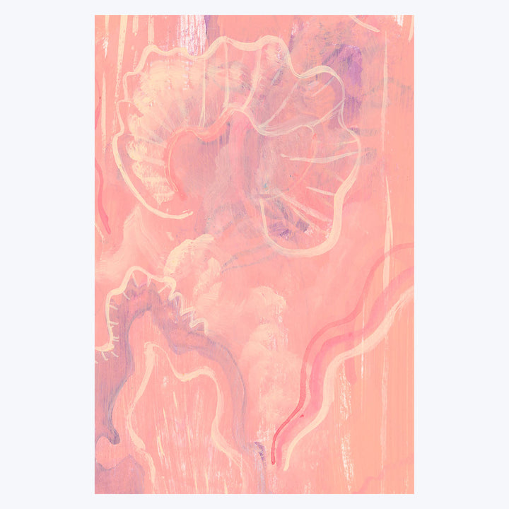 Coral 24" x 32" Unframed