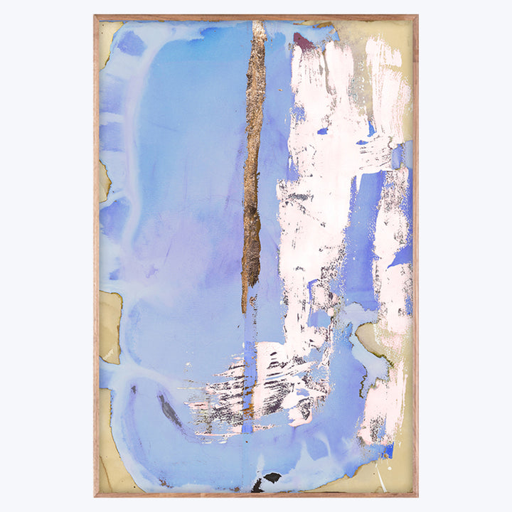 Javier Periwinkle 40" x 60" Unframed