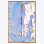 Javier Periwinkle 40" x 60" Unframed