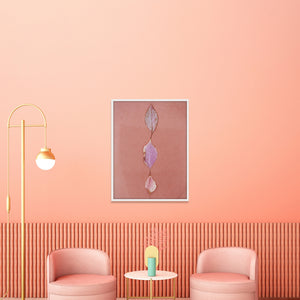 Pink Leaves 30" x 40" Unframed - hover
