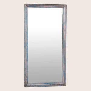Vintage Painted Floor Mirror Pink - hover