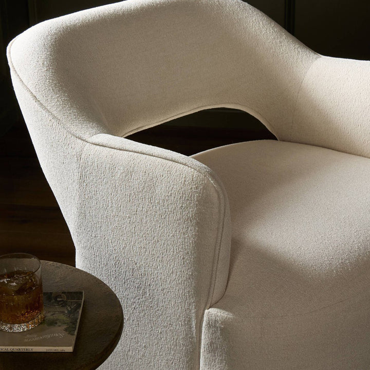 Blythe Swivel Chair Crypton Wayfarer Snow