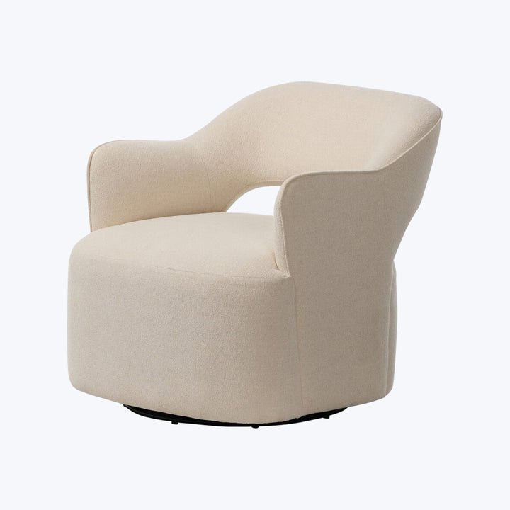 Blythe Swivel Chair Crypton Wayfarer Snow