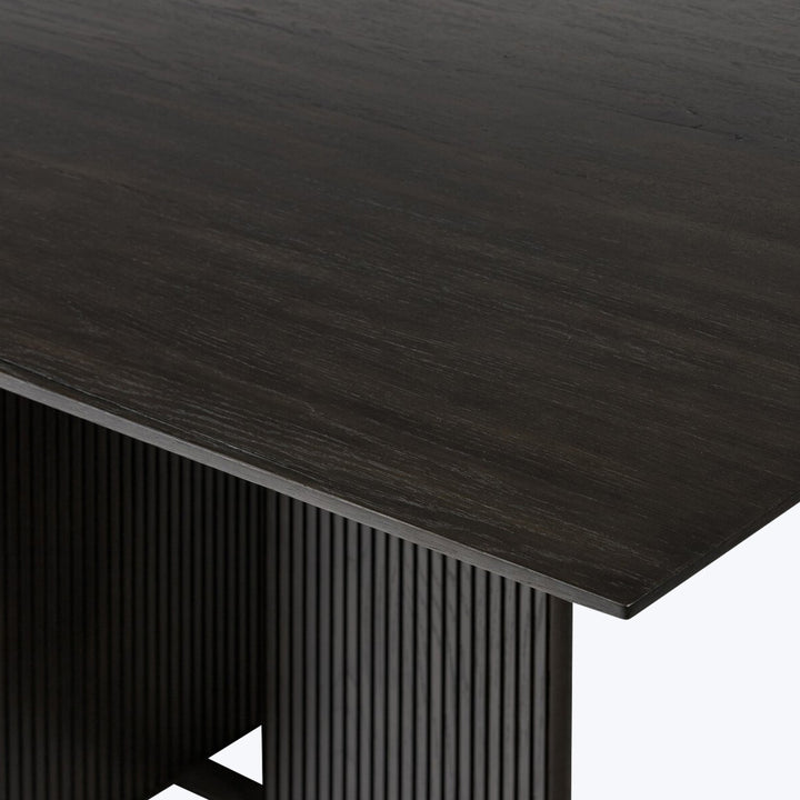 Leo Dining Table Smoked Black