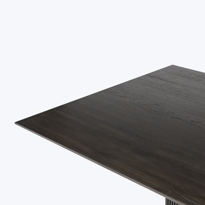 Leo Dining Table Smoked Black