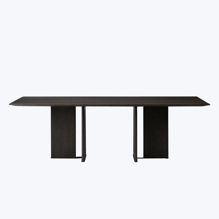 Leo Dining Table Smoked Black