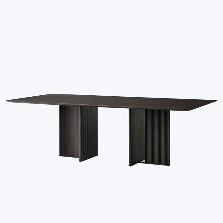 Leo Dining Table Smoked Black