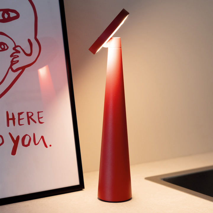 Angelina Table Lamp Red