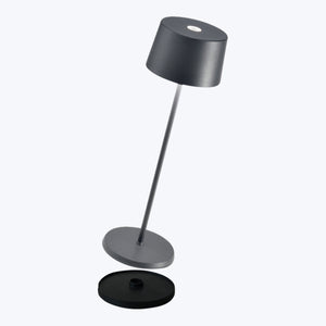 Olivia Mini Table Lamp Dark Grey - hover
