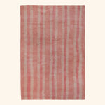 Pink Contemporary Tibetan Silk Wool Rug - 6' x 9'