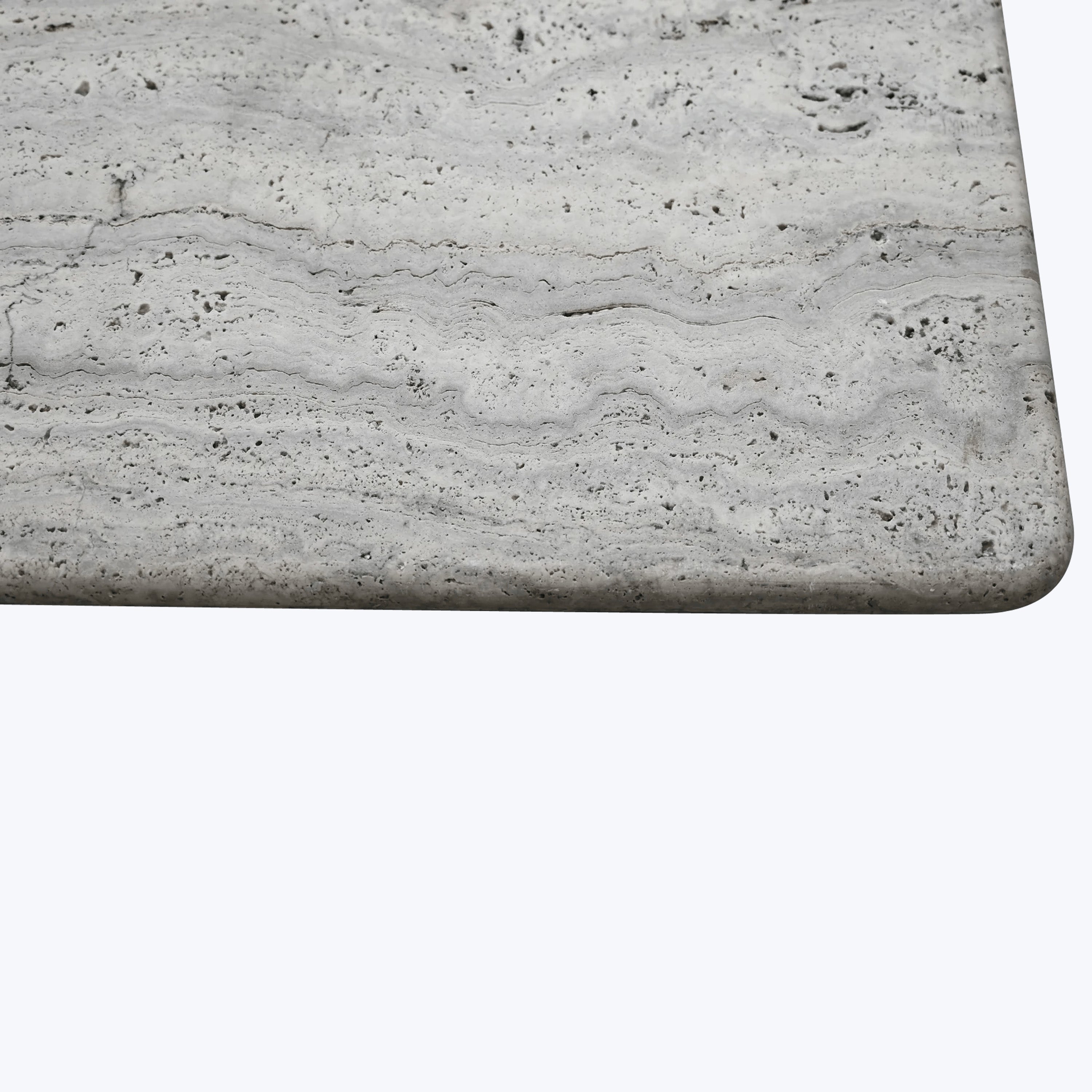 Shelter Coffee Table Grey Travertine