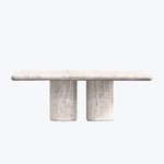Shelter Coffee Table Cream Travertine